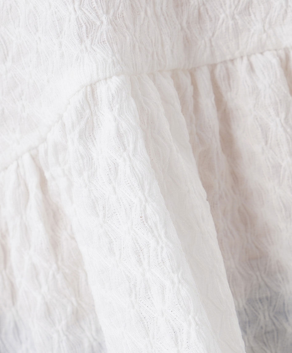 Blusa mujer jacquard botones