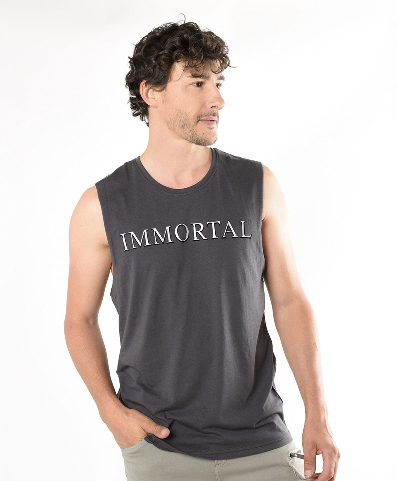 Polera hombre immortal sin mangas Polera hombre immortal sin mangas