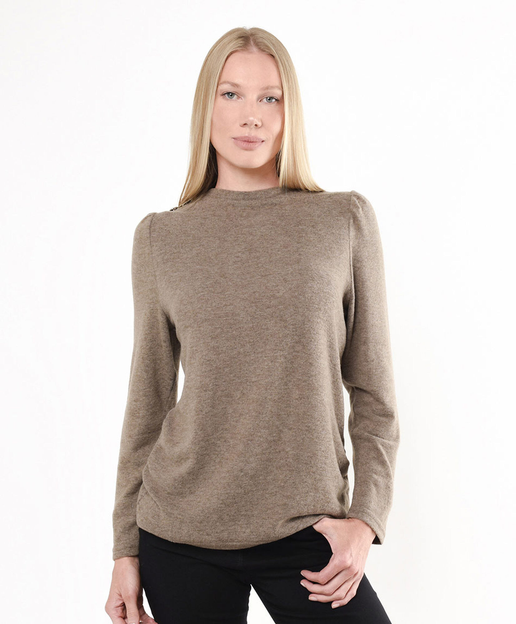 Polera mujer botones hombro Polera mujer botones hombro