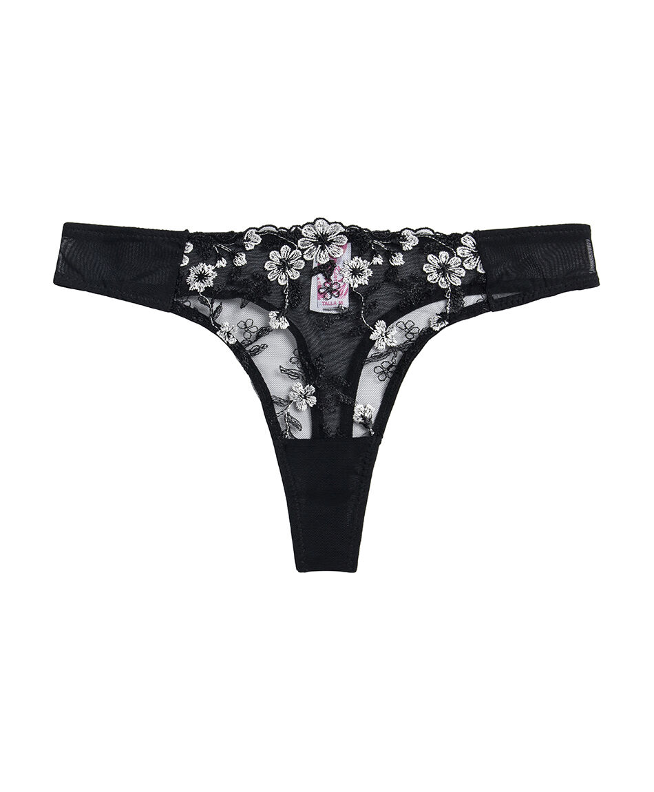 Colaless mujer mesh bordado flores