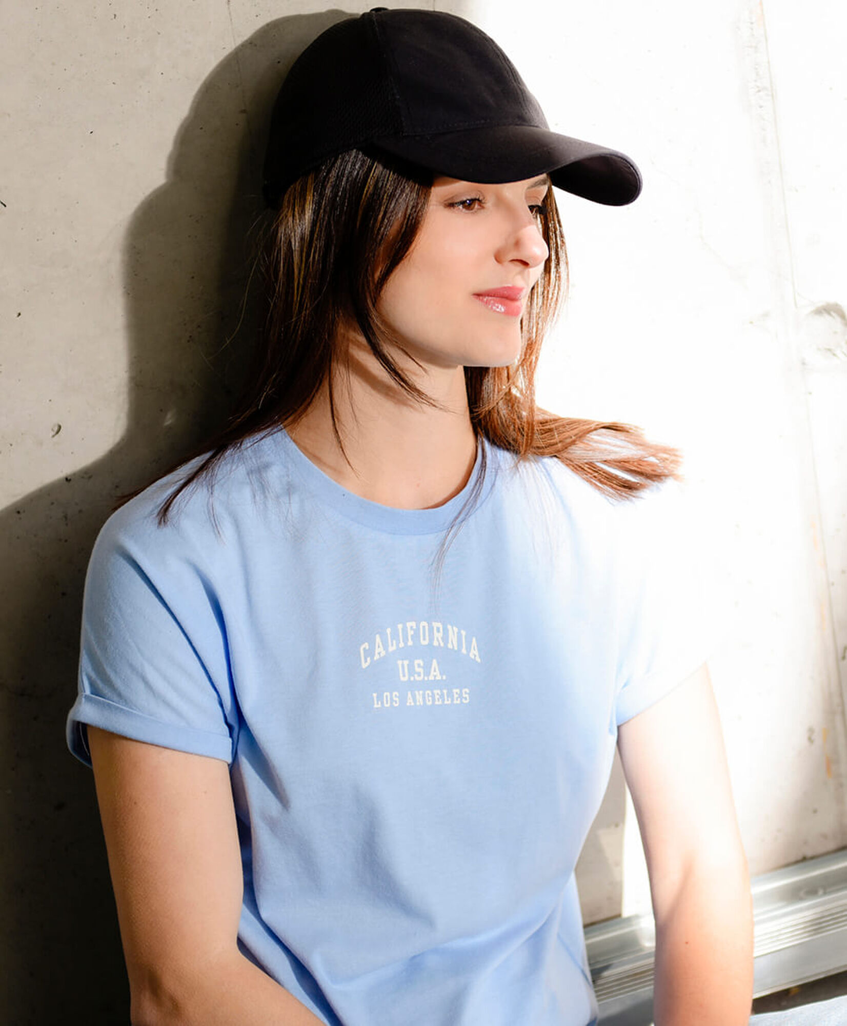 Polera mujer estampado california Polera mujer estampado california