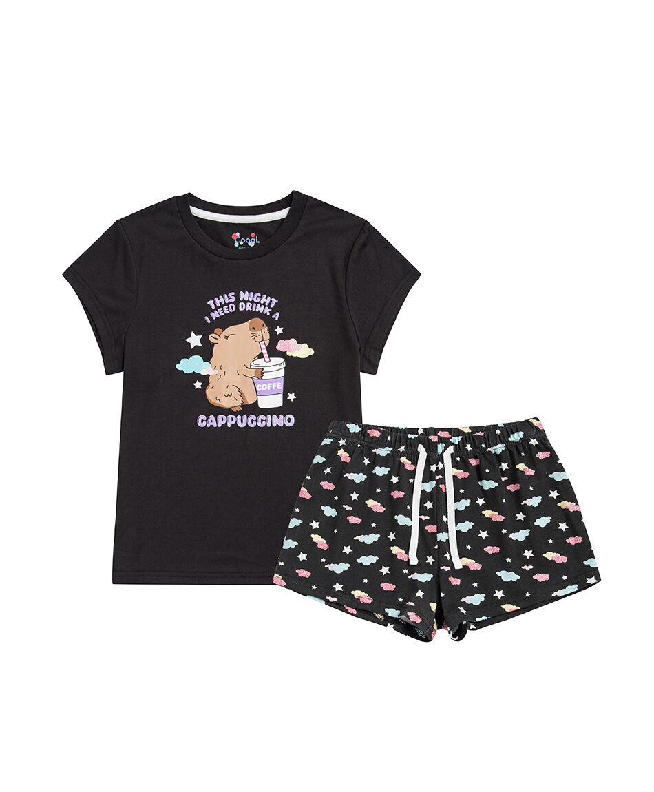 Pijama ni&ntilde;a capibara