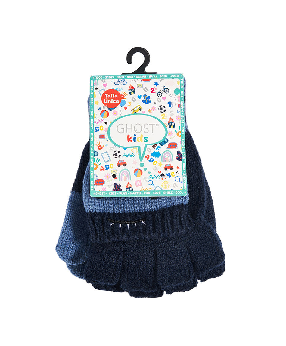 Guantes ni&ntilde;o moster azul