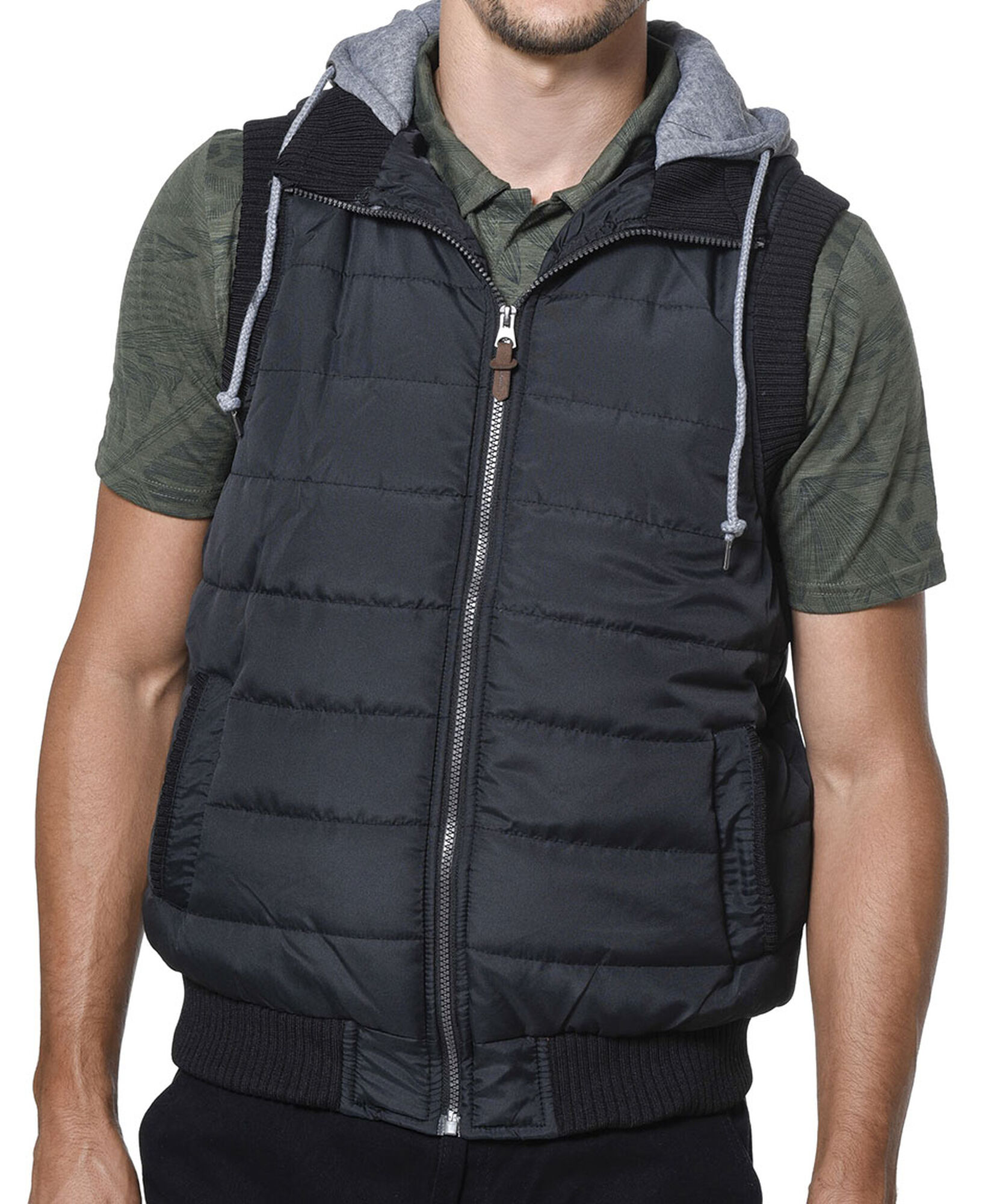 Parka sin mangas hood Parka sin mangas hood