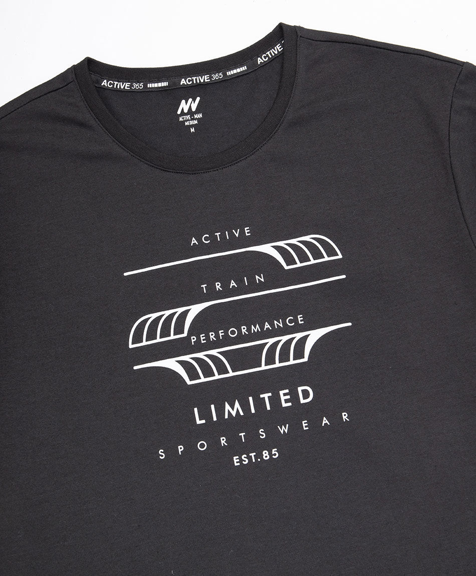 Polera deportiva hombre active train