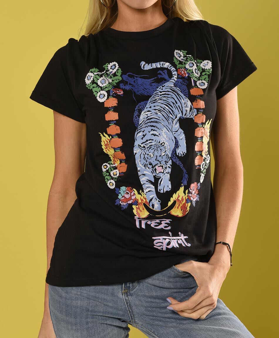 Polera over tigre