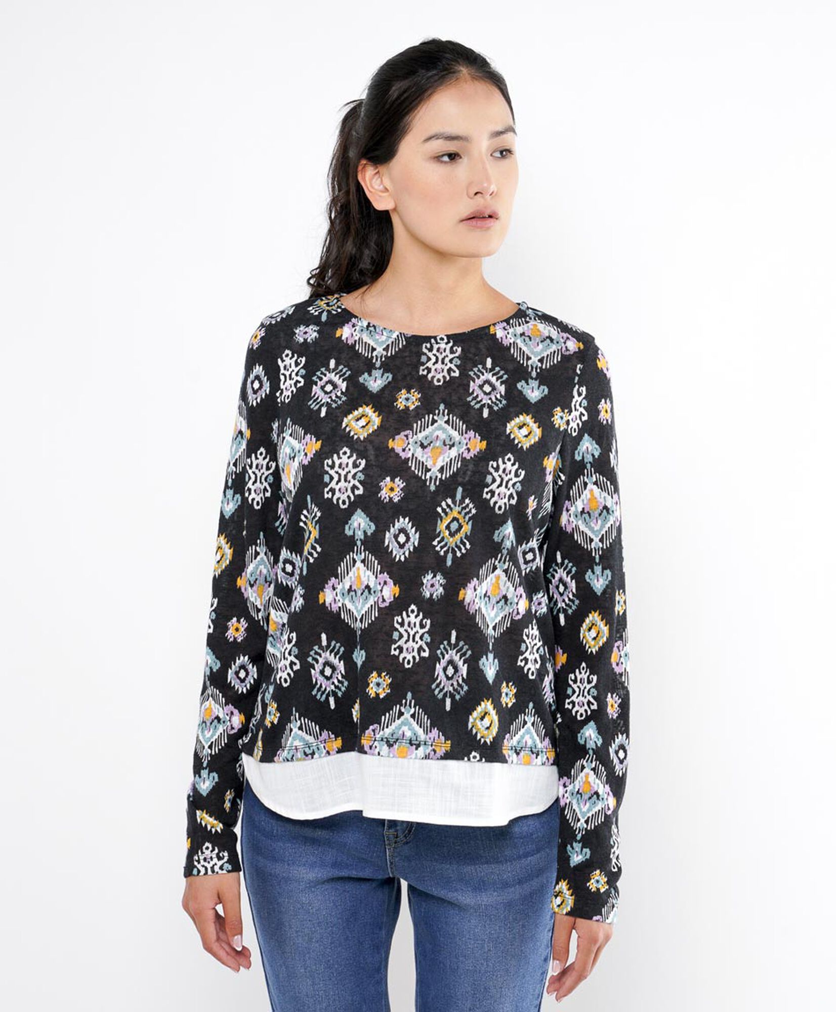 Polera mujer basta mix Polera mujer basta mix