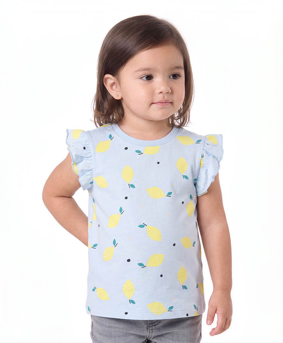 Polera beb&eacute; limones