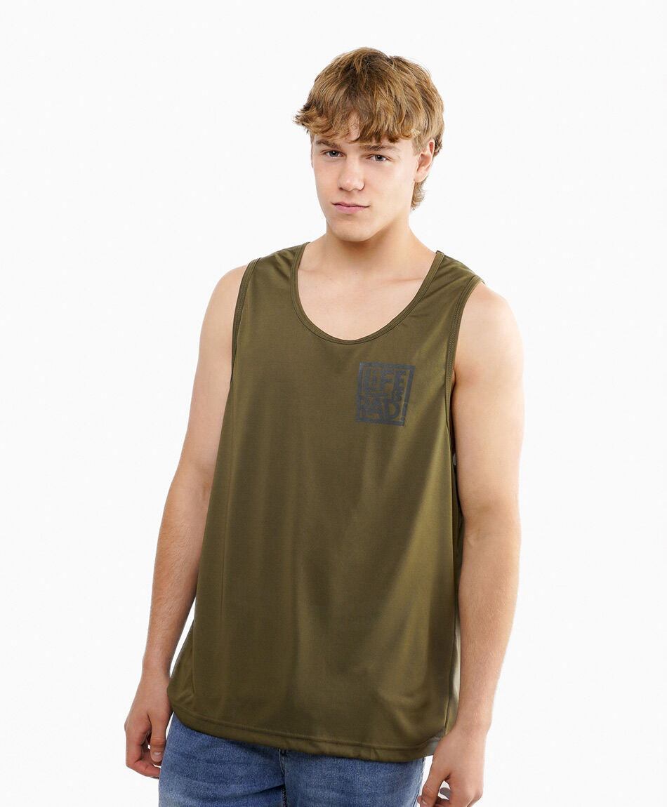Polera hombre surf green