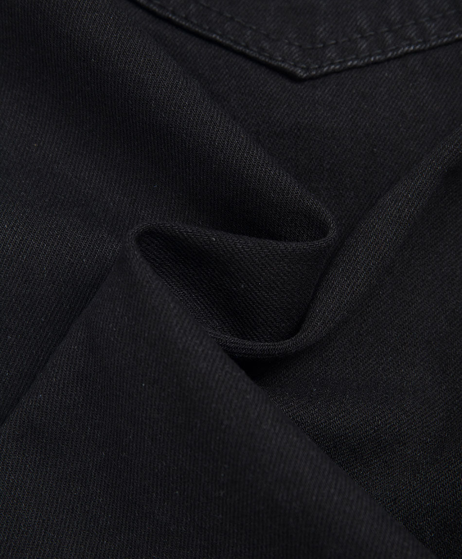 Bermuda hombre denim destroy negra
