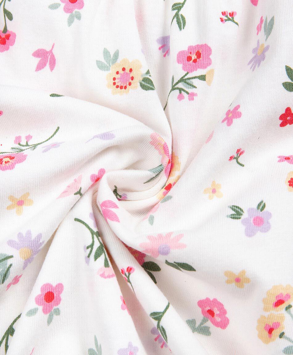 Vestido beb&eacute; florcitas botones