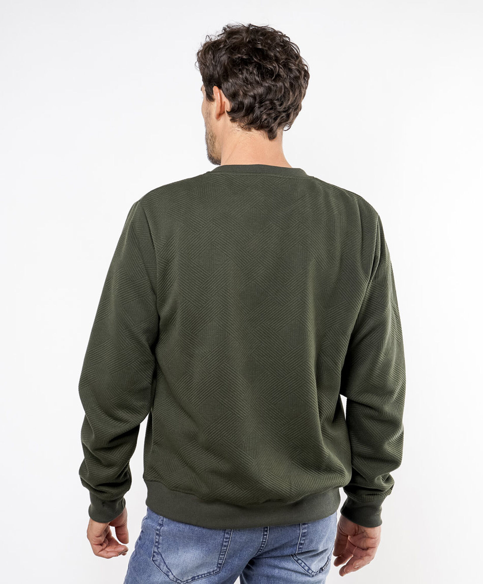Sweater hombre liso jacquard Sweater hombre liso jacquard