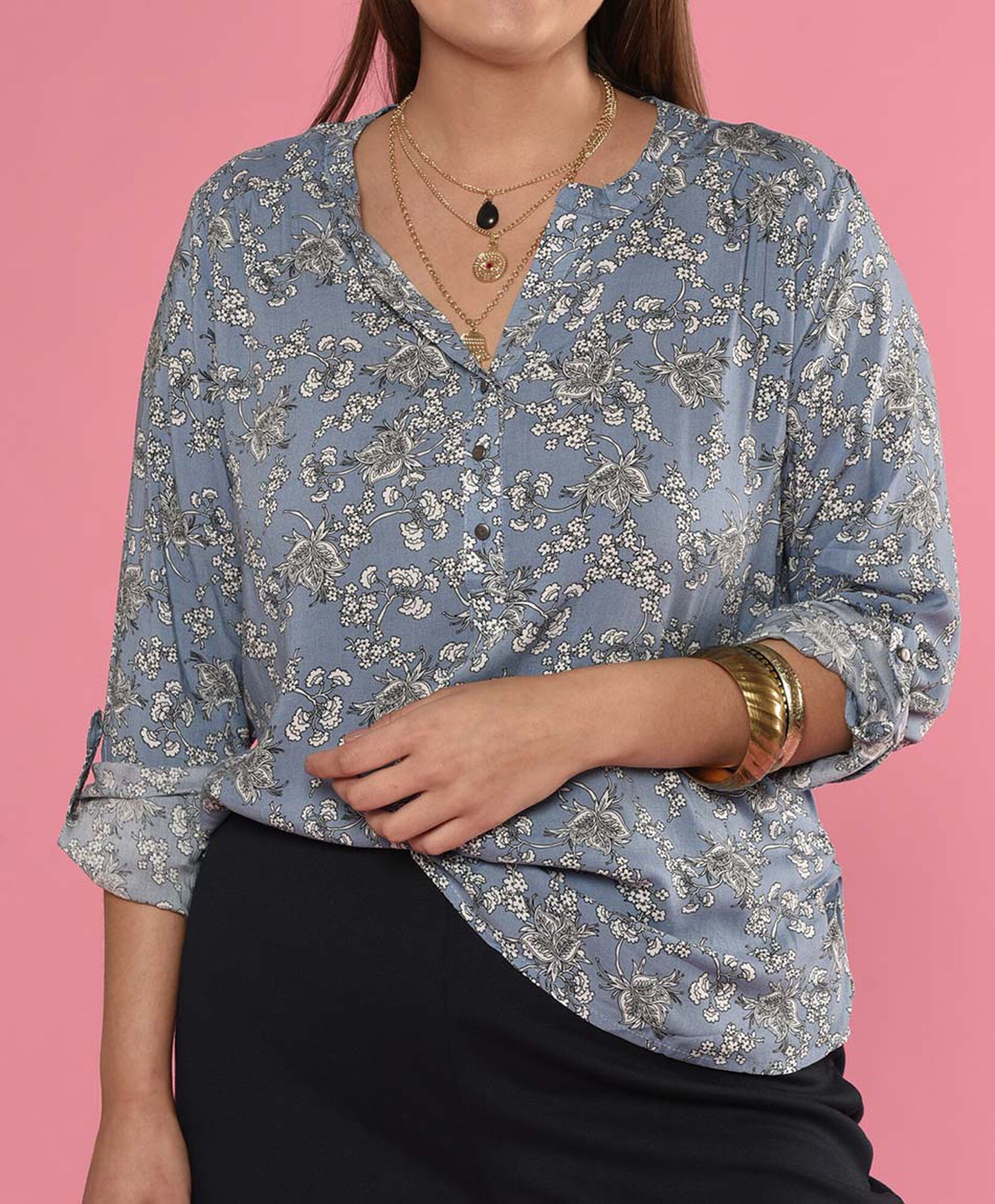 Blusa manga larga Blusa manga larga