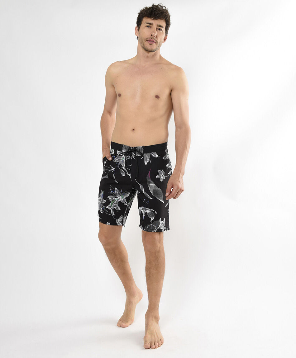Traje de ba&ntilde;o hombre flor