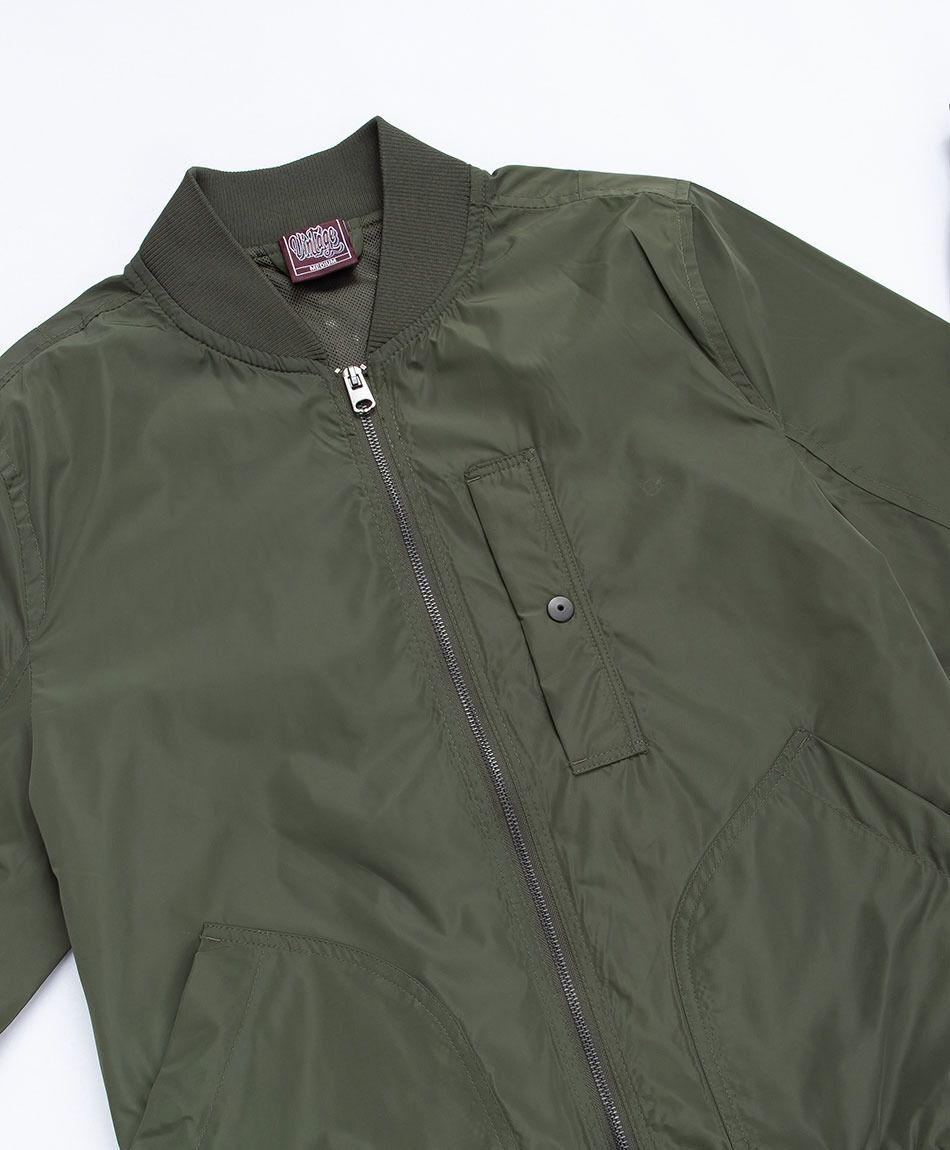 Chaqueta hombre bomber verde
