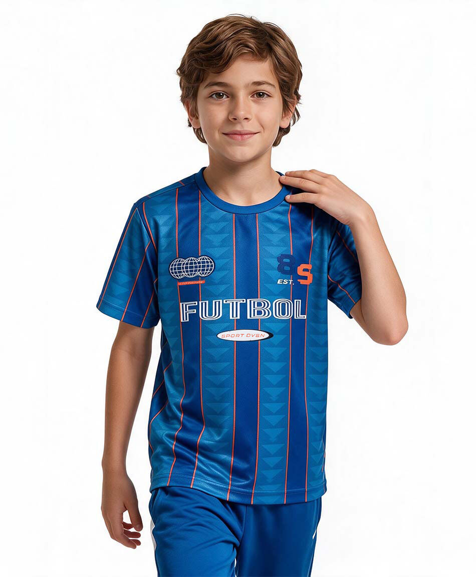 Polera ni&ntilde;o f&uacute;tbol