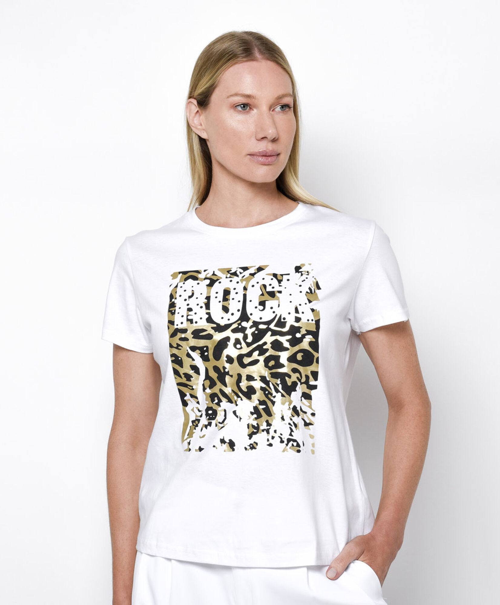 Polera mujer estampado Rock Polera mujer estampado Rock
