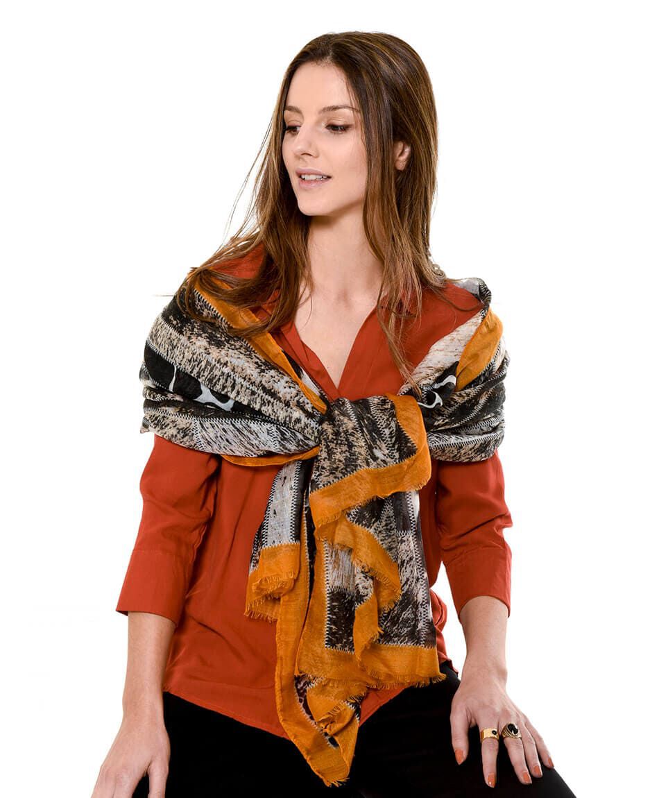 Bufanda animal print