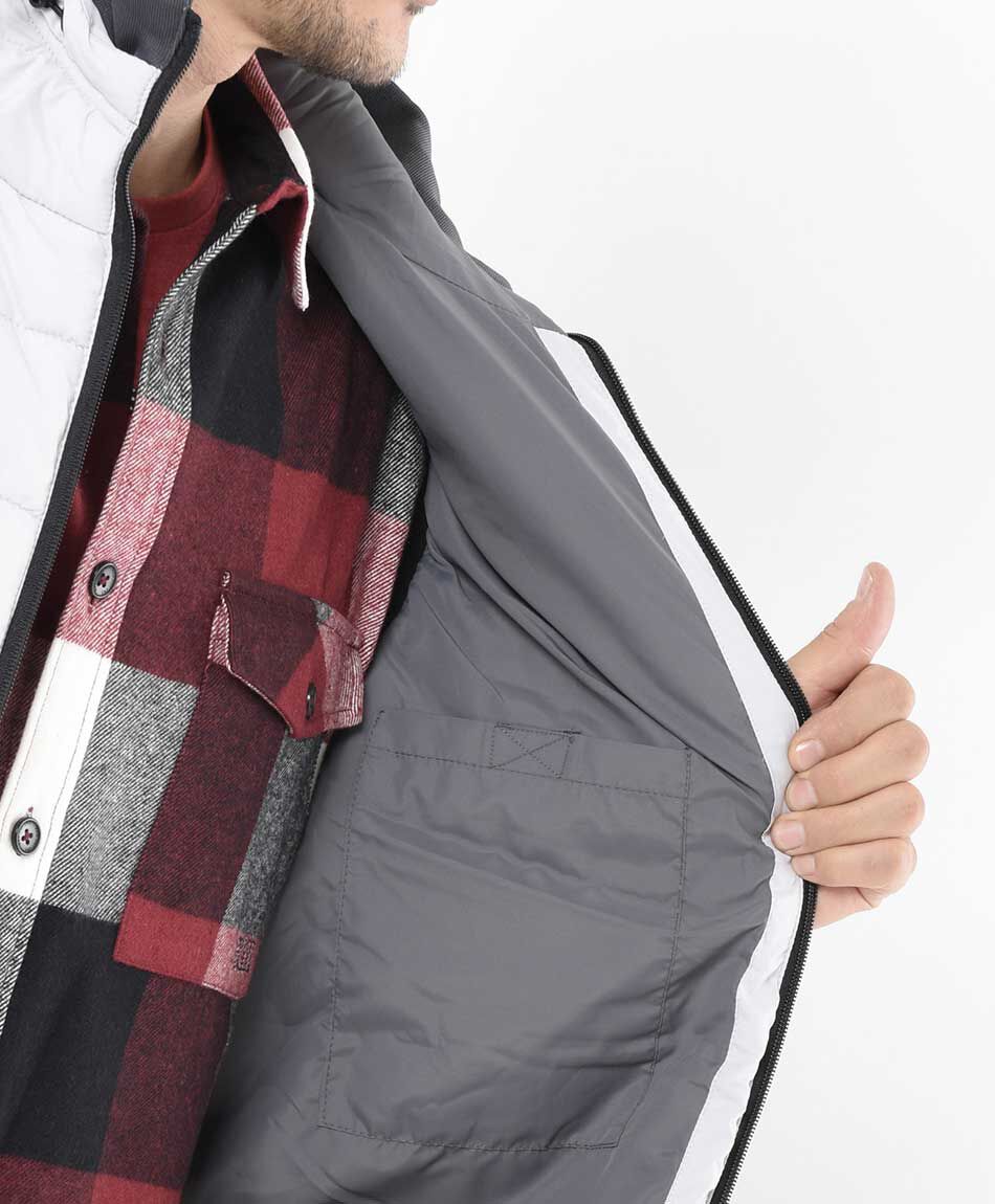 Parka hombre acolchada sin mangas