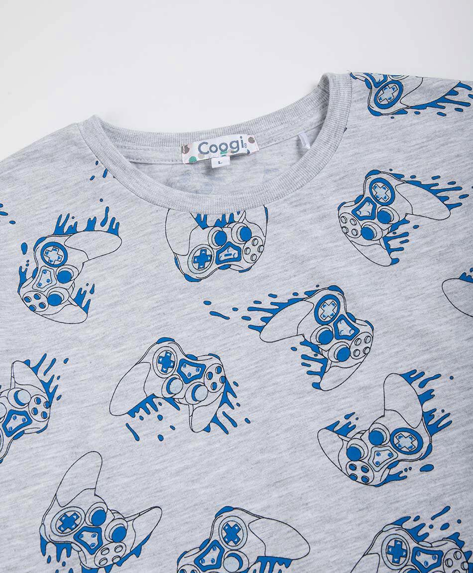 Pijama ni&ntilde;o print gamer