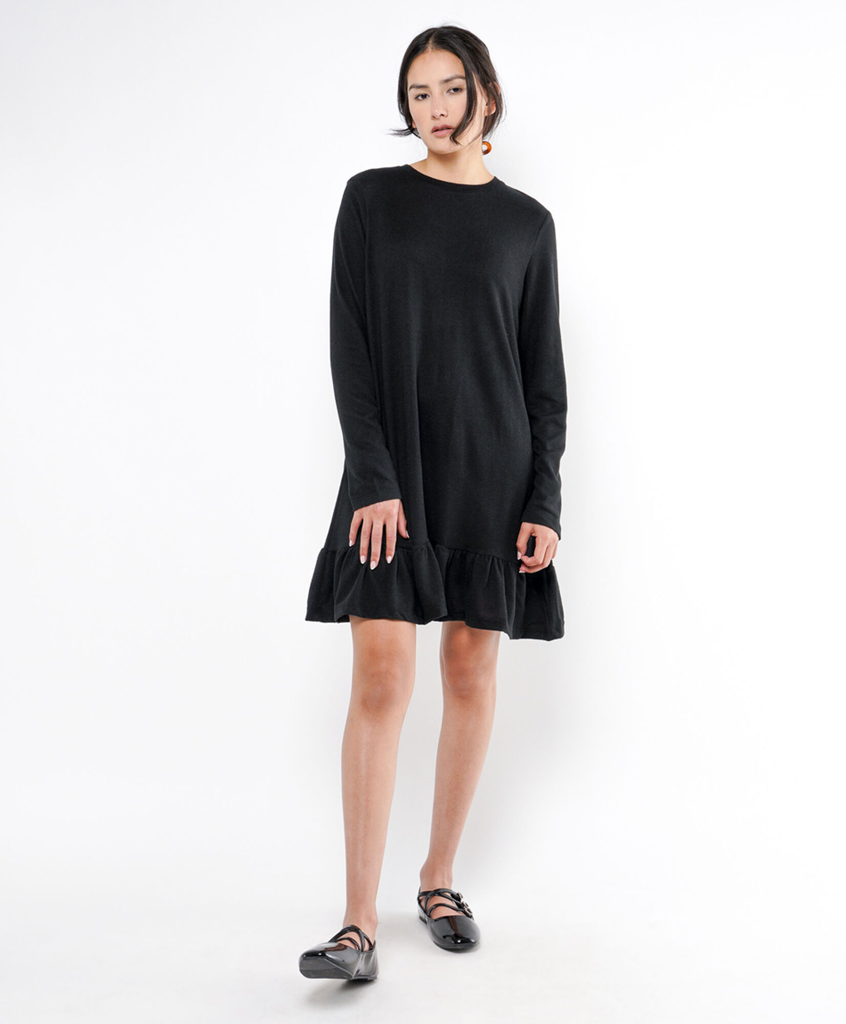 Vestido mujer vuelos lanoso Vestido mujer vuelos lanoso
