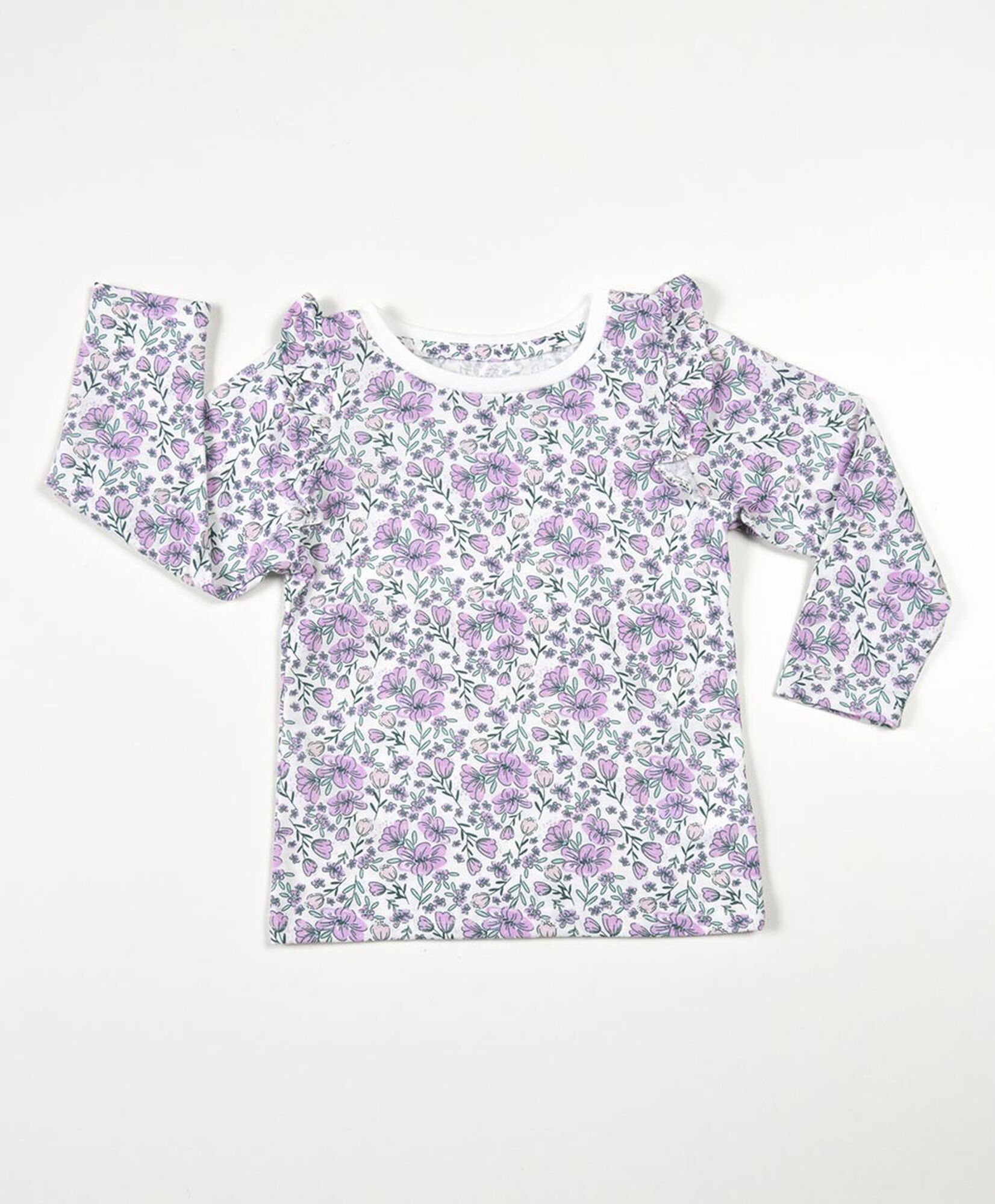 Polera bebé florcitas vuelos Polera bebé florcitas vuelos