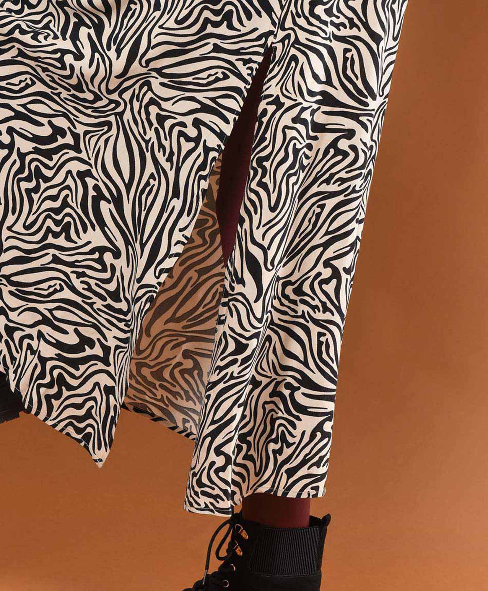 Vestido largo mujer abotonado animal print Vestido largo mujer abotonado animal print