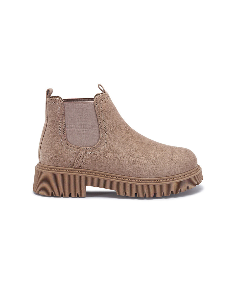 Bot&iacute;n mujer elasticado brown