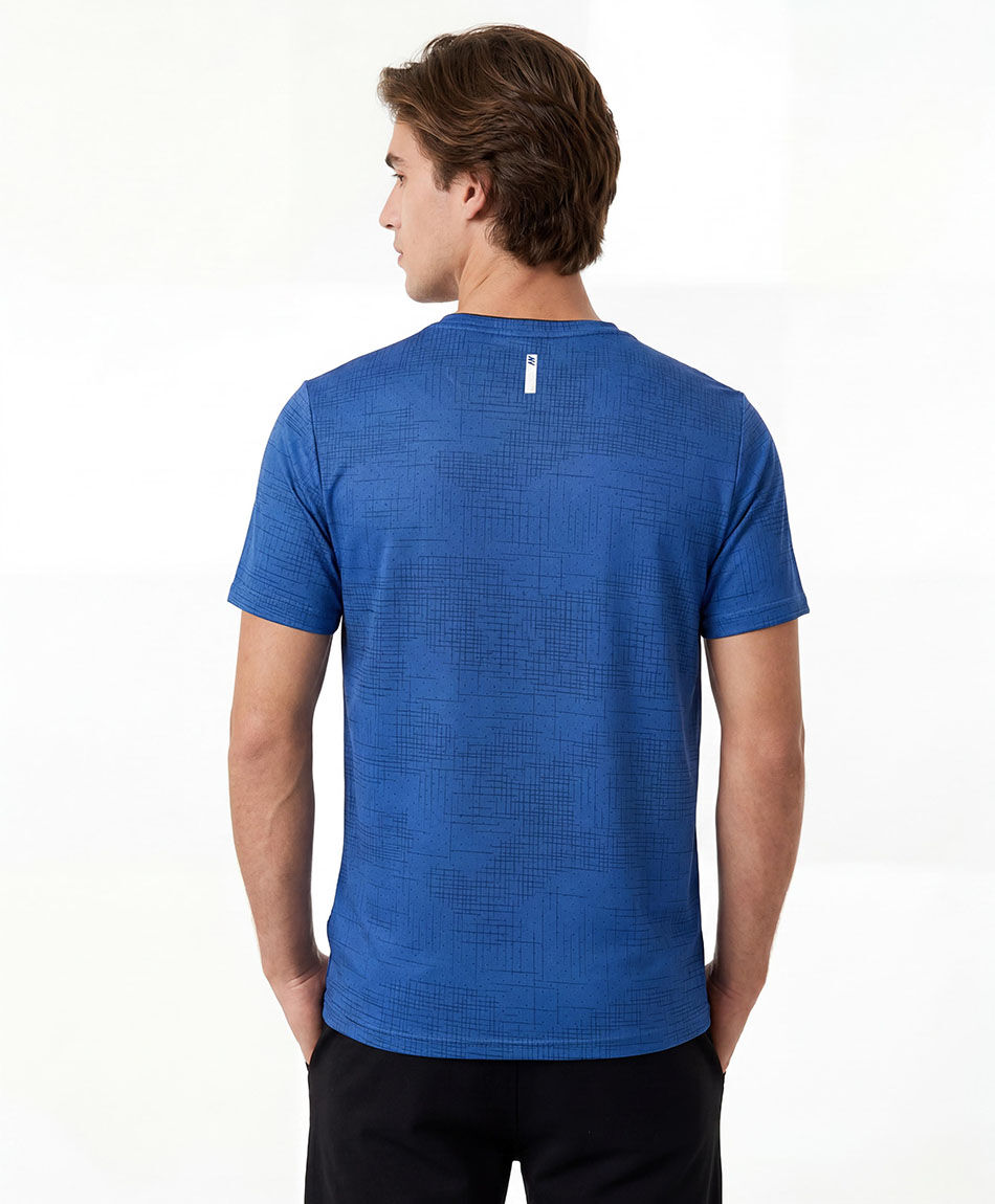 Polera deportiva hombre estilo mix