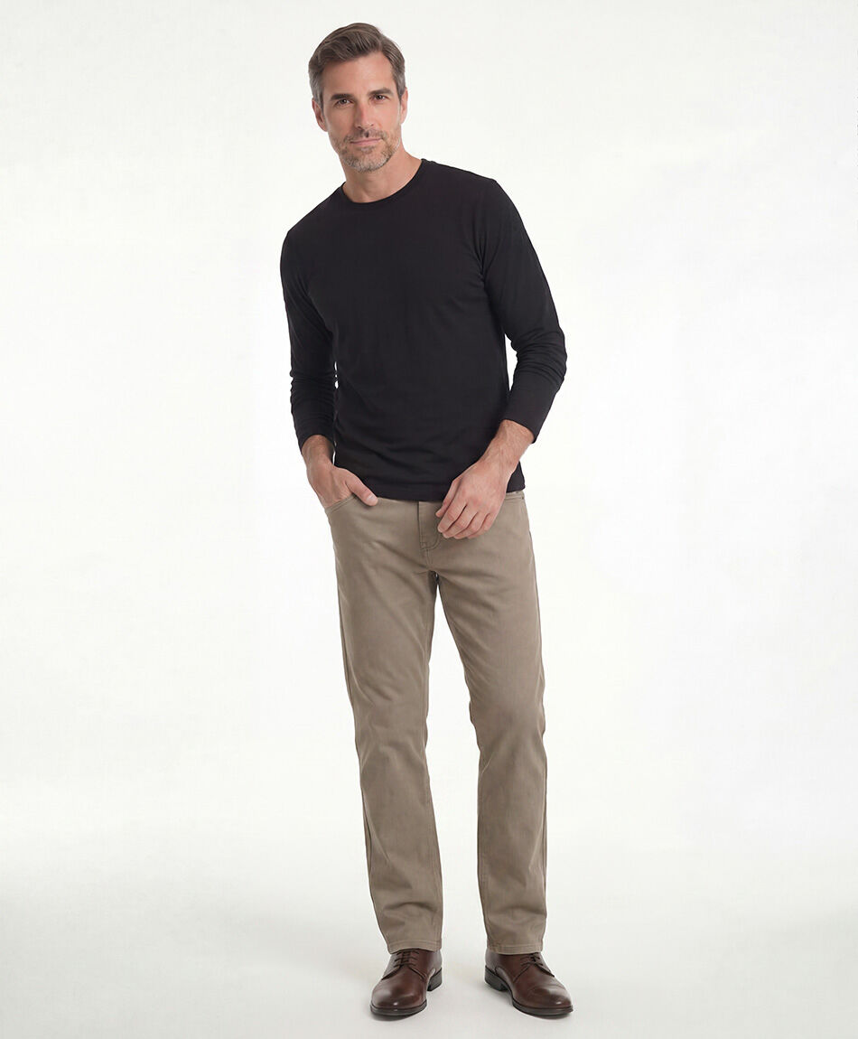 Pantal&oacute;n hombre b&aacute;sico beige