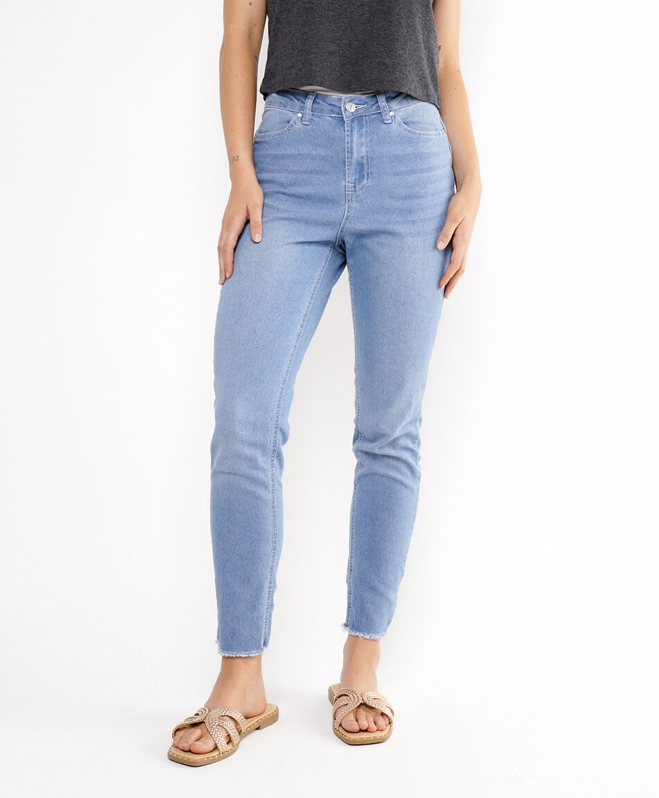 Jeans mujer liso skinny fit