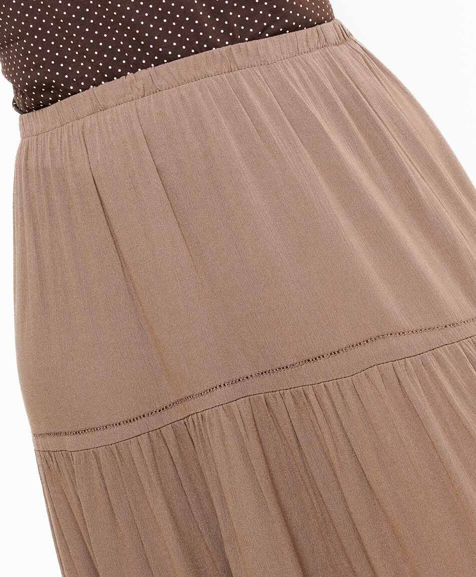 Falda mujer pisos encaje