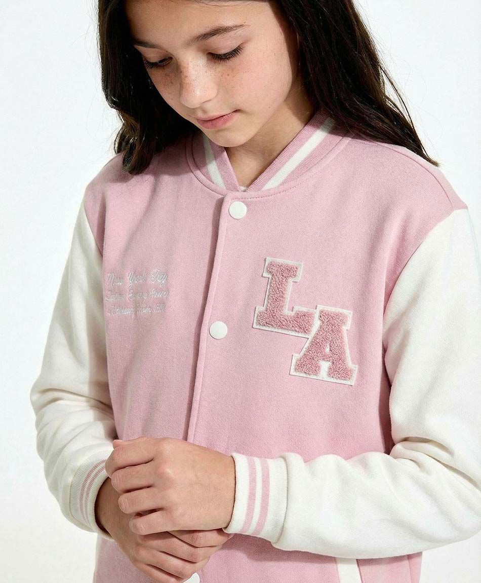 Chaqueta ni&ntilde;a tipo b&eacute;isbol cl&aacute;sica