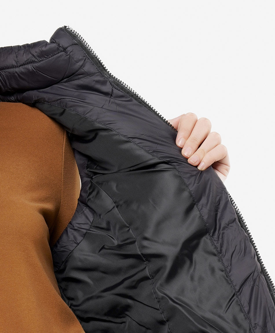Parka mujer larga sin mangas