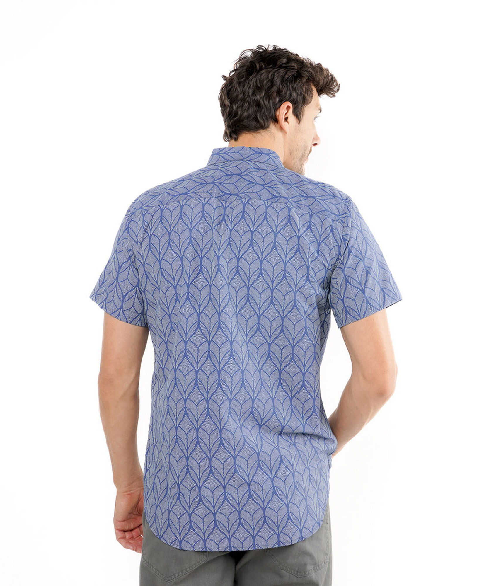 Camisa hombre diseño hojas Camisa hombre diseño hojas