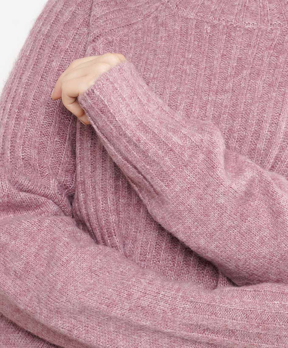 Sweater mujer l&iacute;neas pink