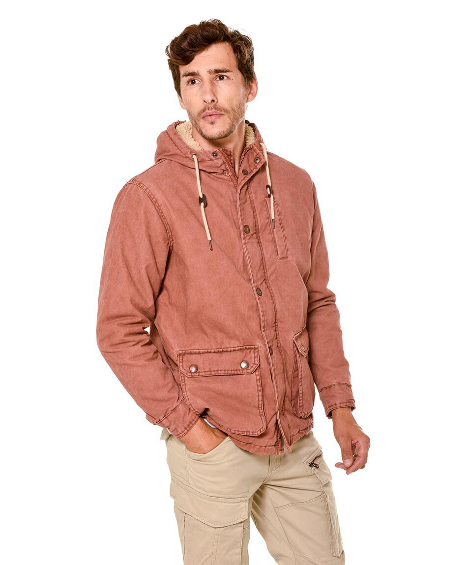 Chaqueta canvas capucha
