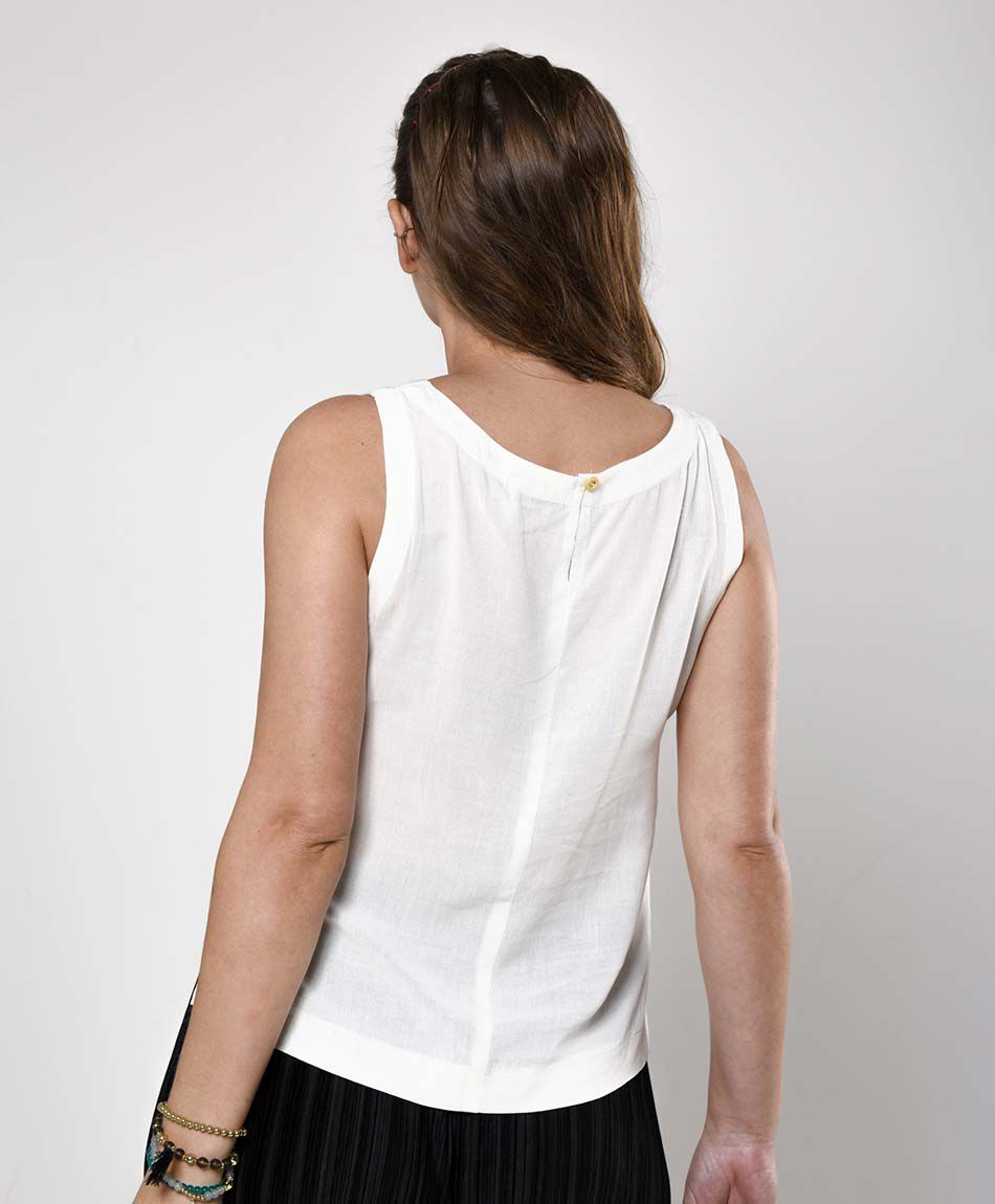 Blusa sin mangas