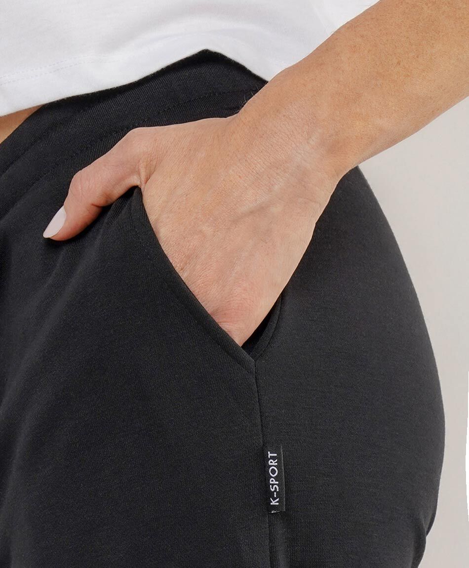 Pantal&oacute;n de buzo mujer liso wide