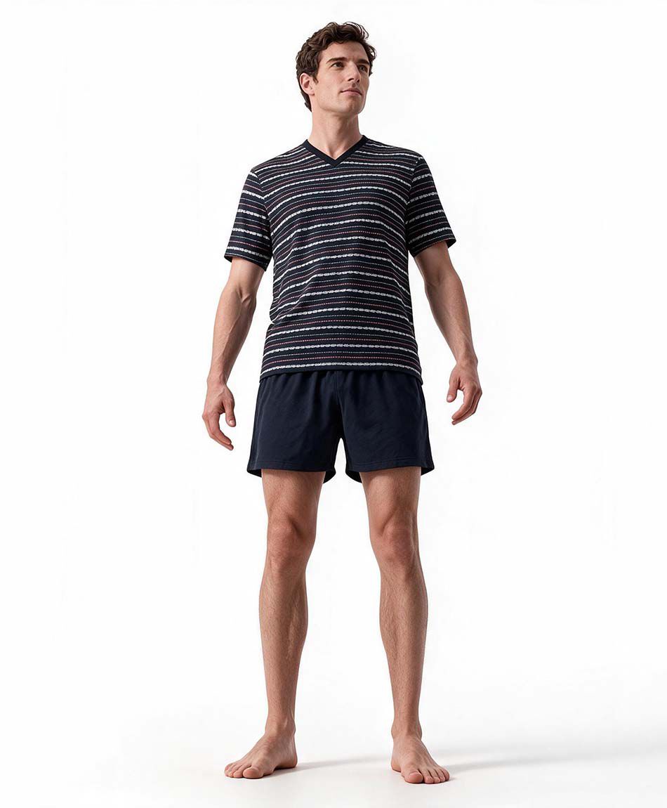 Pijama hombre l&iacute;neas