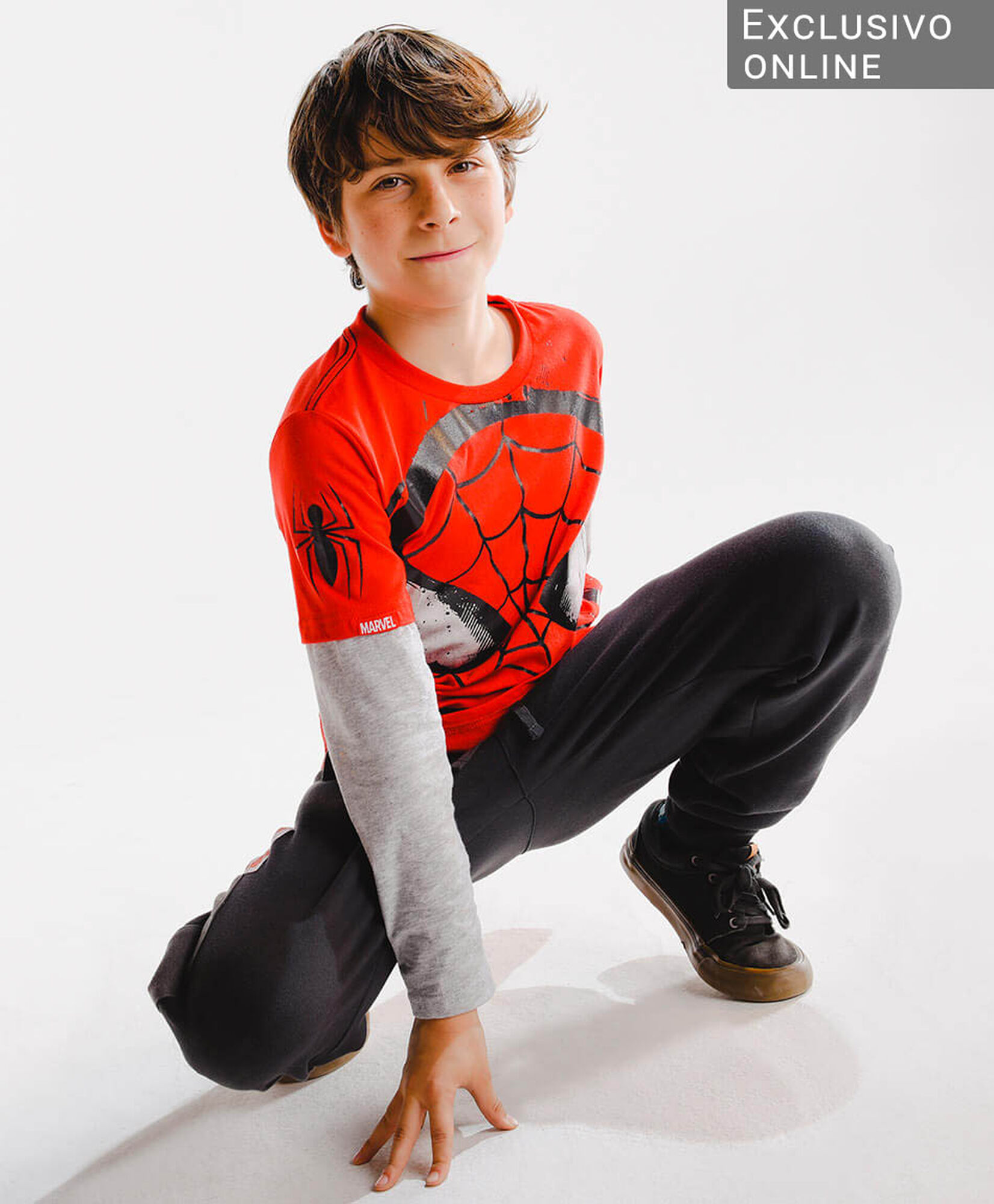 Polera niño spiderman Polera niño spiderman