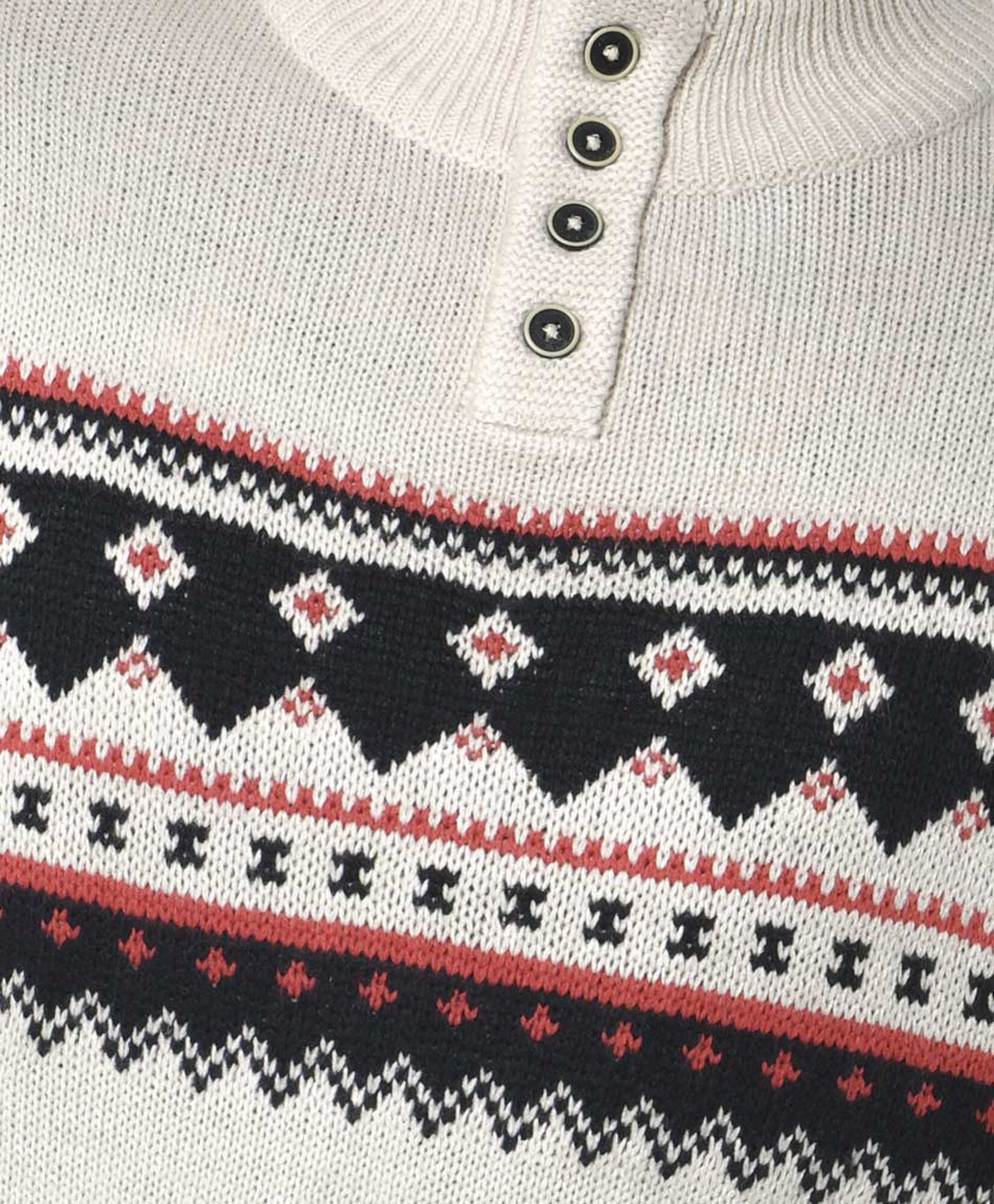 Sweater hombre nordic cuello botones Sweater hombre nordic cuello botones
