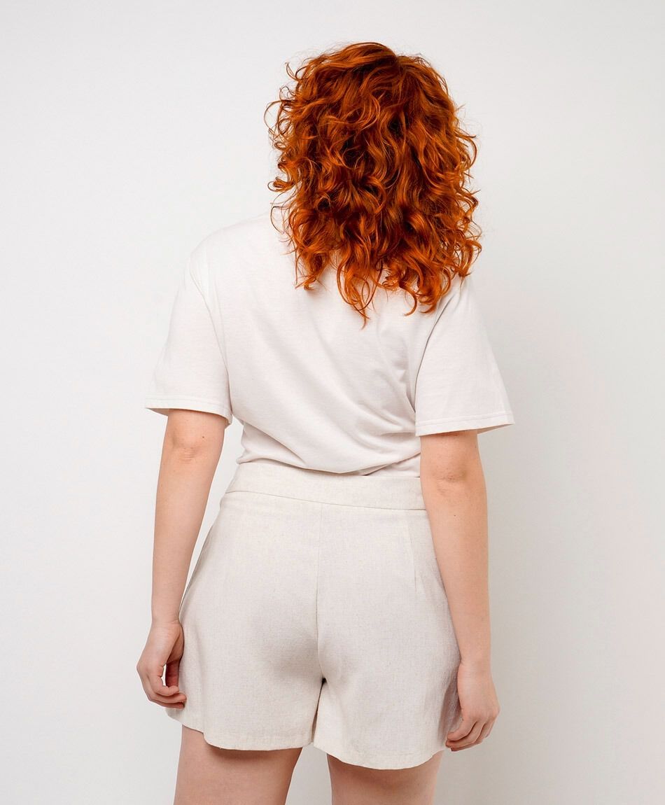 Short mujer cruzada argolla