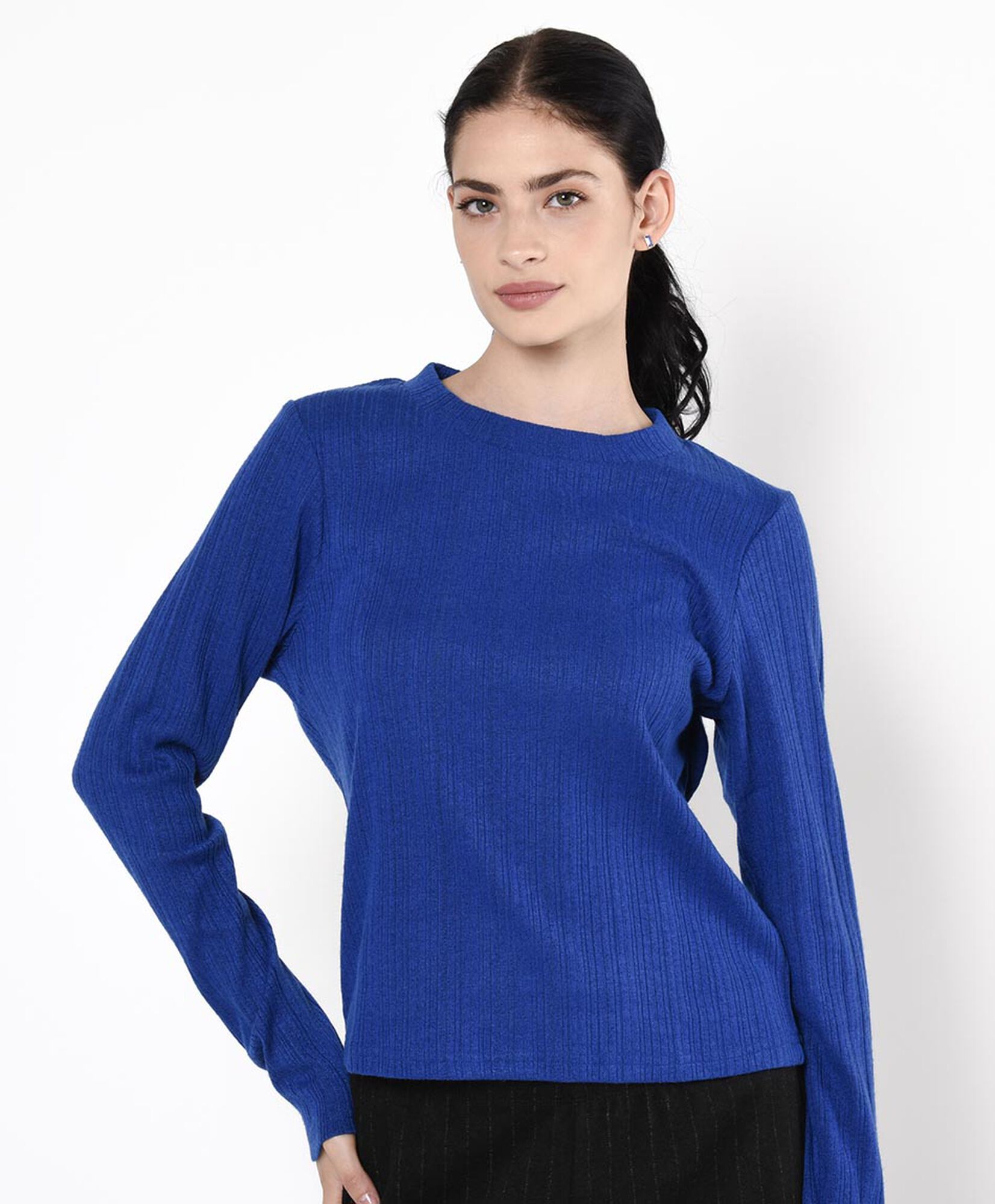 Polera mujer acanalada Polera mujer acanalada