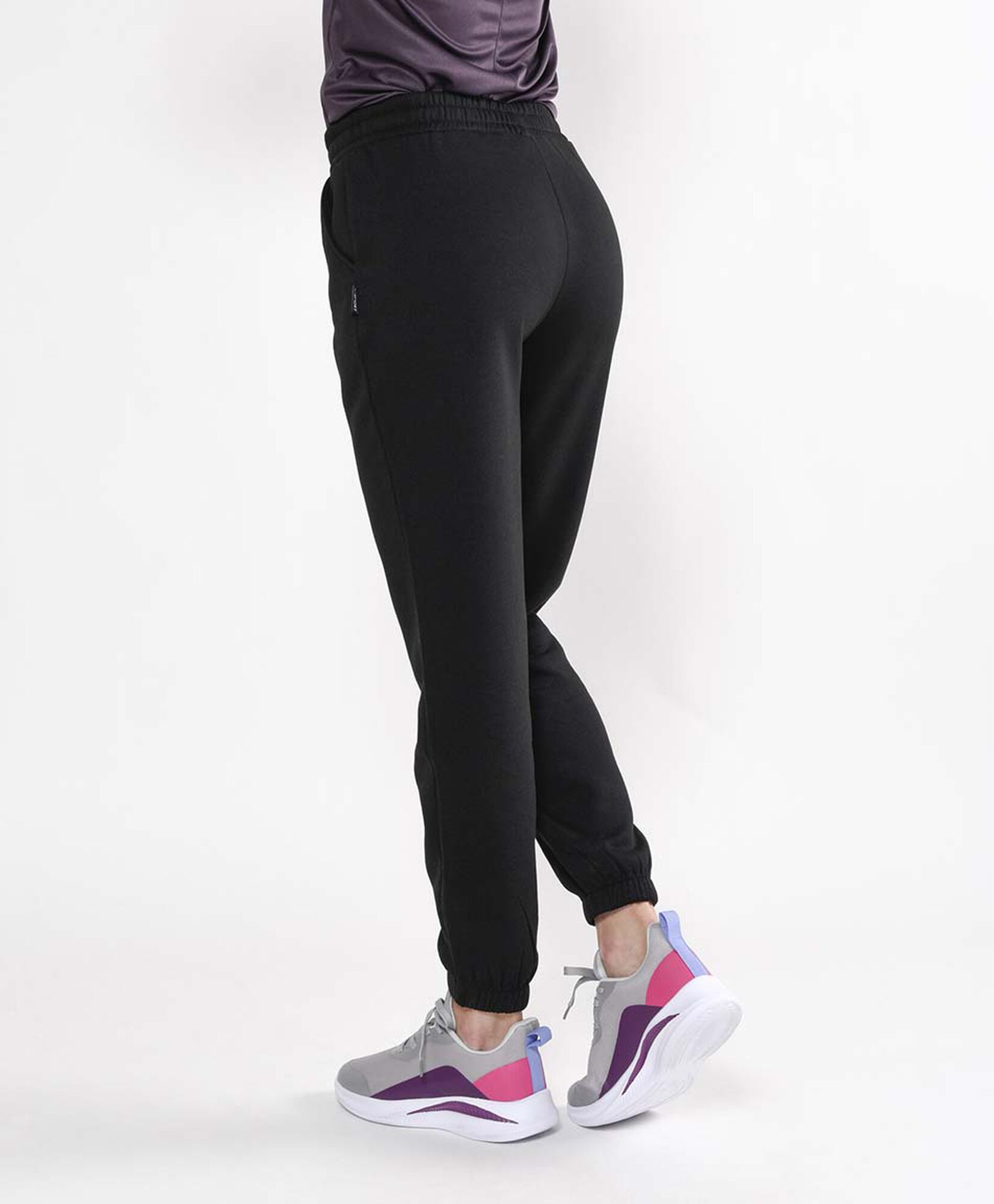 Pantalón de buzo mujer liso jogger Pantalón de buzo mujer liso jogger