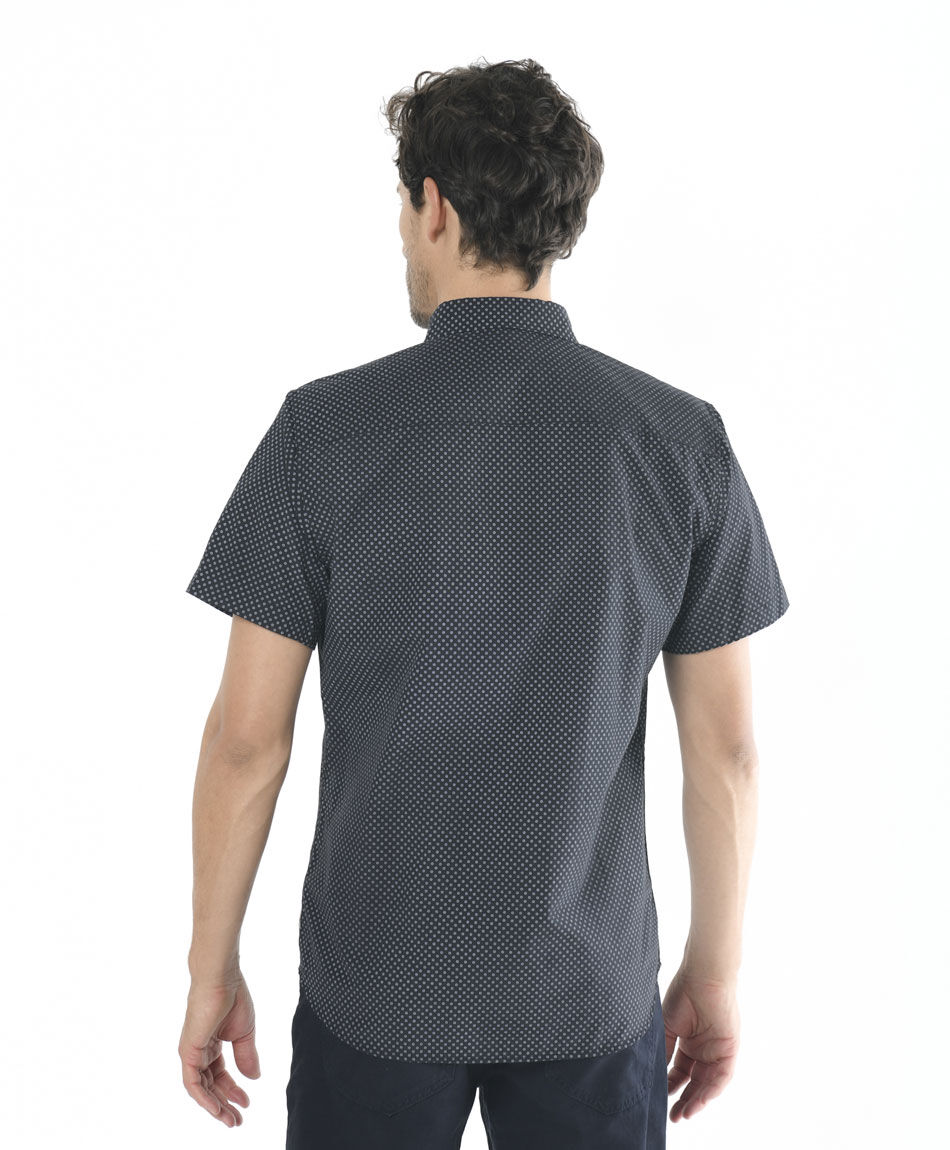 Camisa hombre mini puntitos