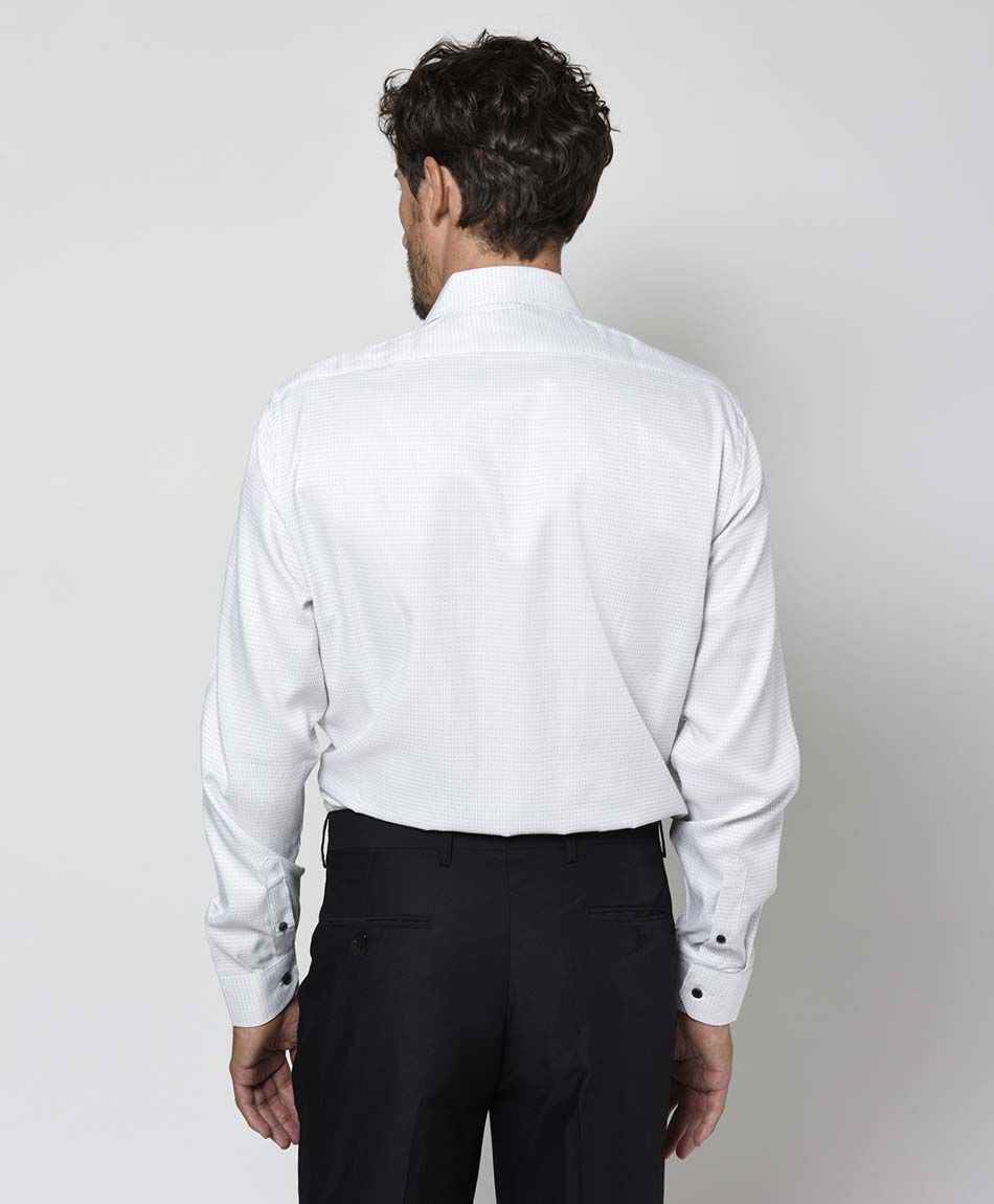 Camisa hombre mini l&iacute;neas manga larga