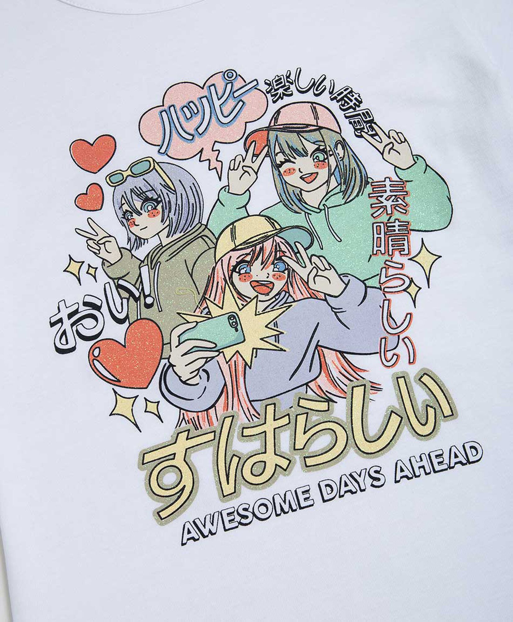 Polera niña animé Polera niña animé