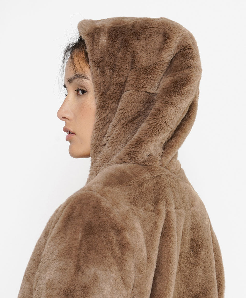 Parka mujer reversible interior abrigado