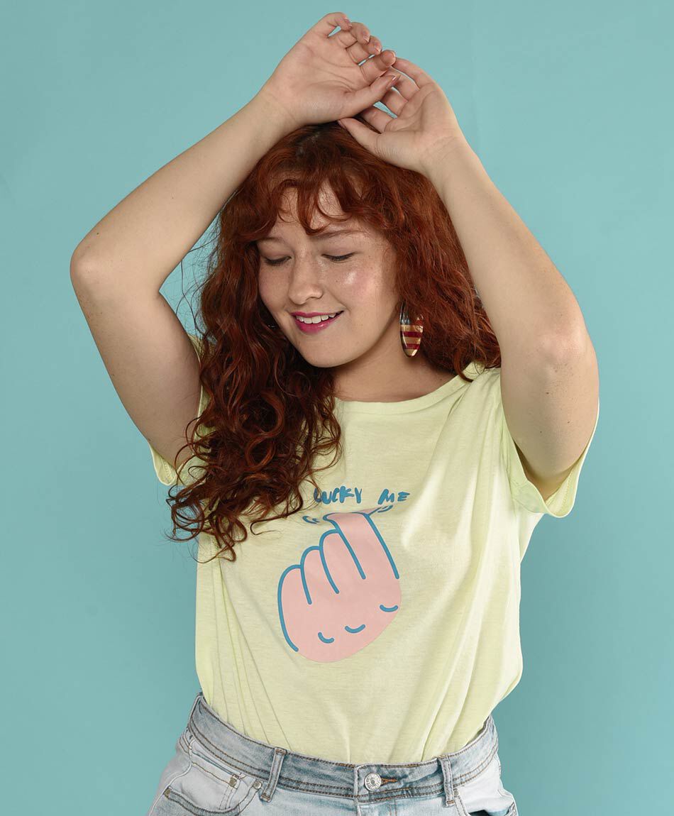Polera estampada